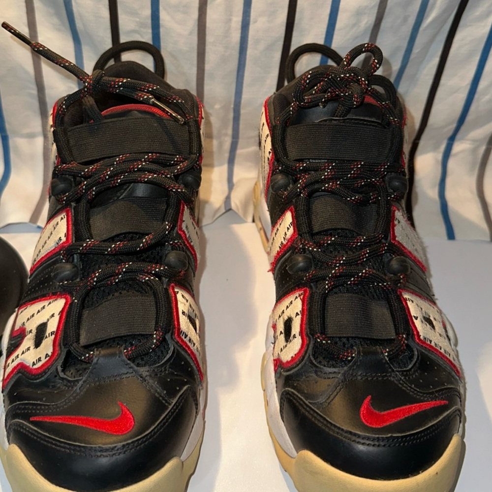 Nike Air More Uptempo Pinstripe AV7947 001 Mens 7.5